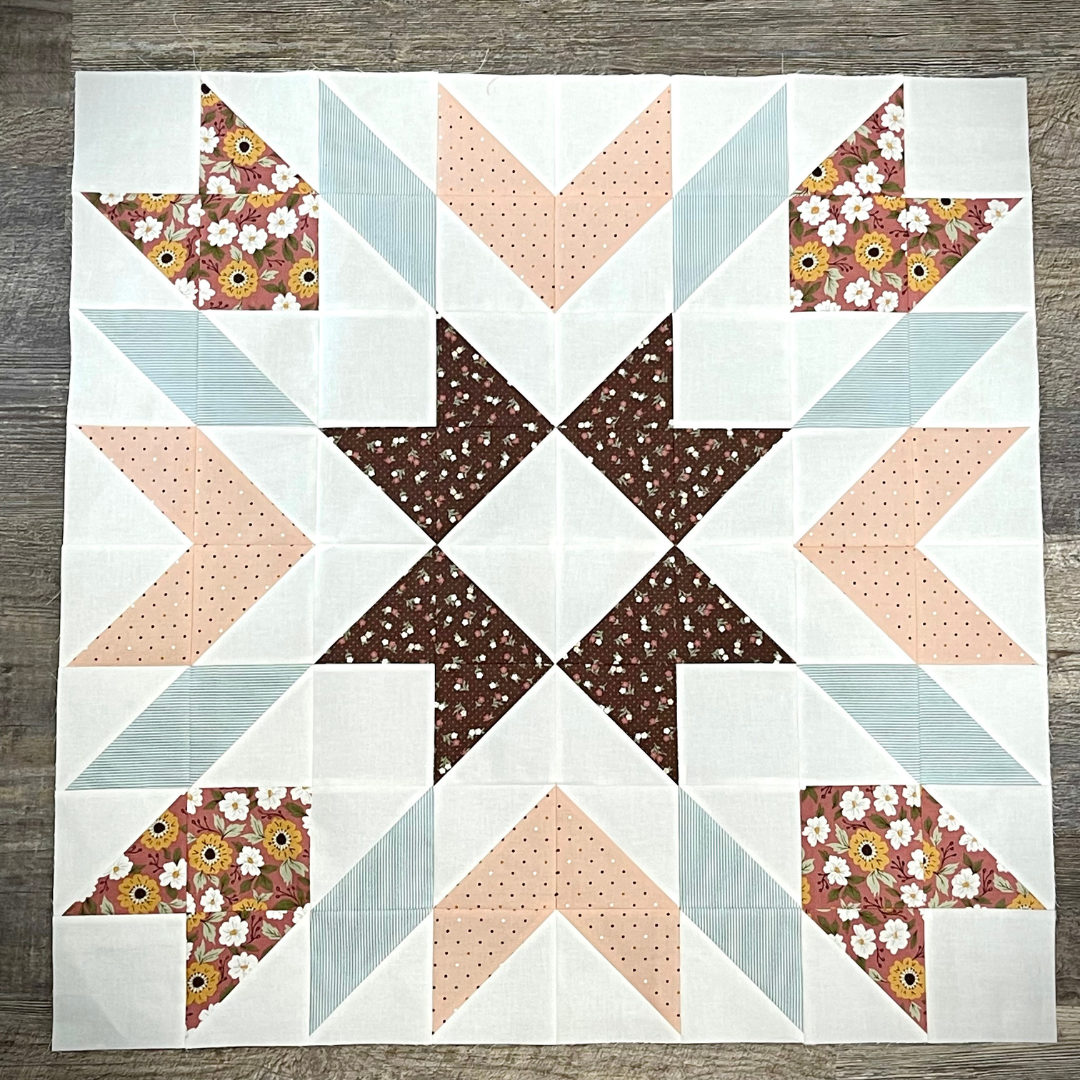 Week 1 Triangles on a Roll quilt along